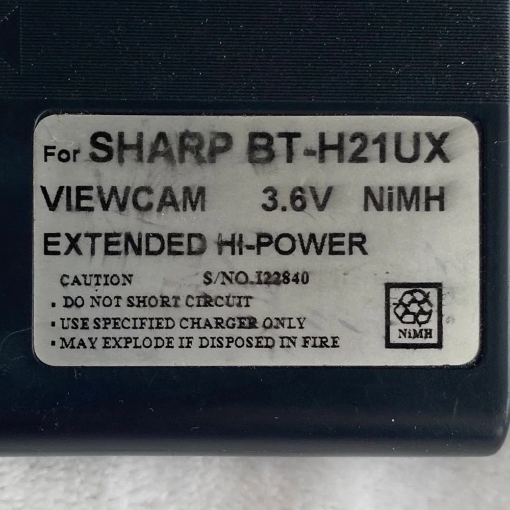 Vintage Sharp Viewcam VL-E630U Camcorder Video Camera Battery Manual Untested